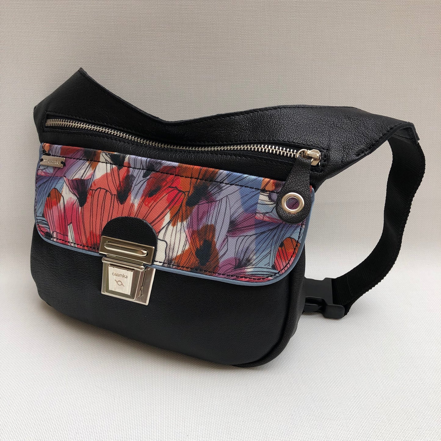 Special Black & Art Flowers · Piel natural BioCuir® · Pieza Única Núm. 10.137