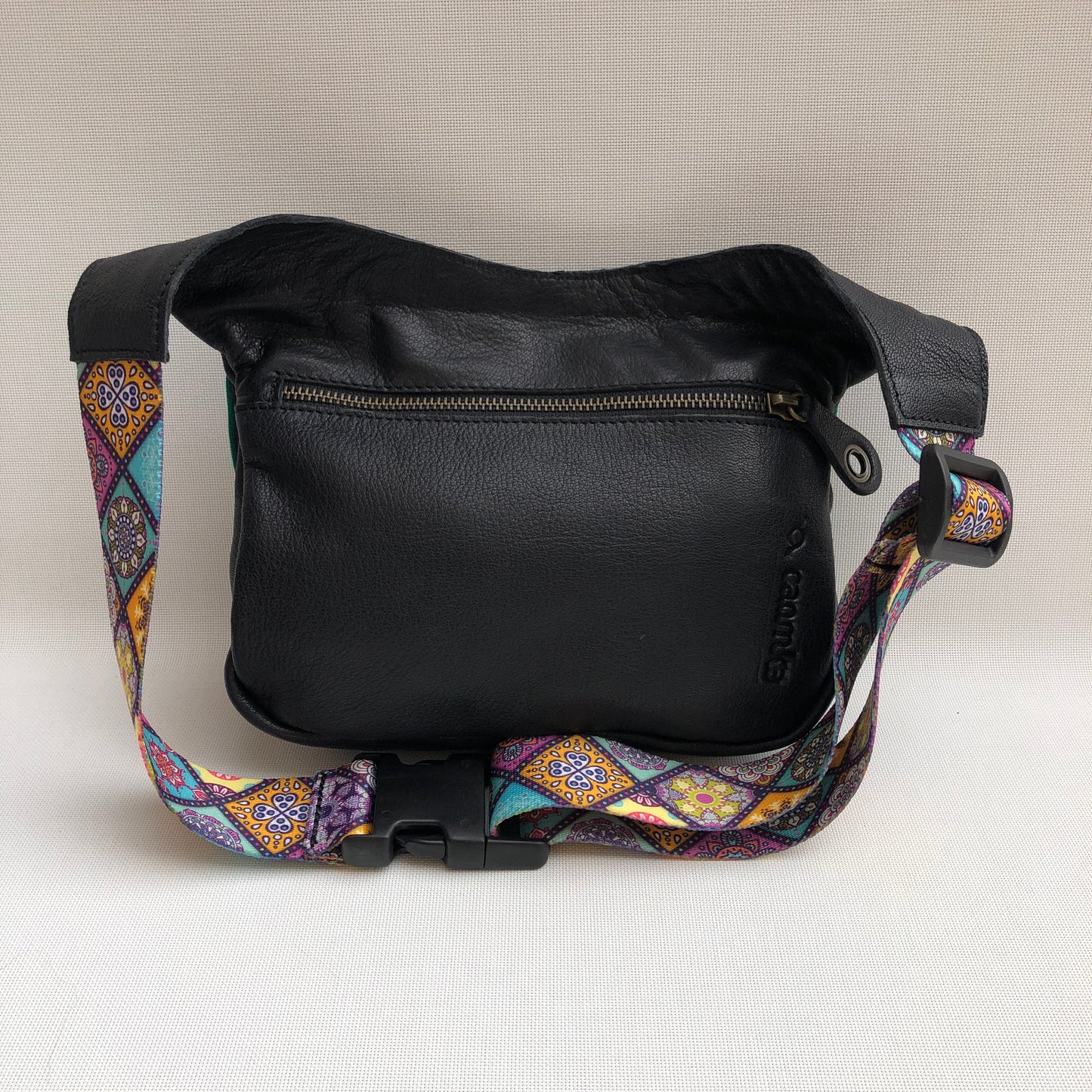 Summer Black & Mandalas · Piel natural BioCuir® · Pieza Única Núm. 10.063