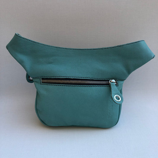 Mini Special Turquesa & Mandalas · Piel natural BioCuir® · Pieza Única Núm. 10.145