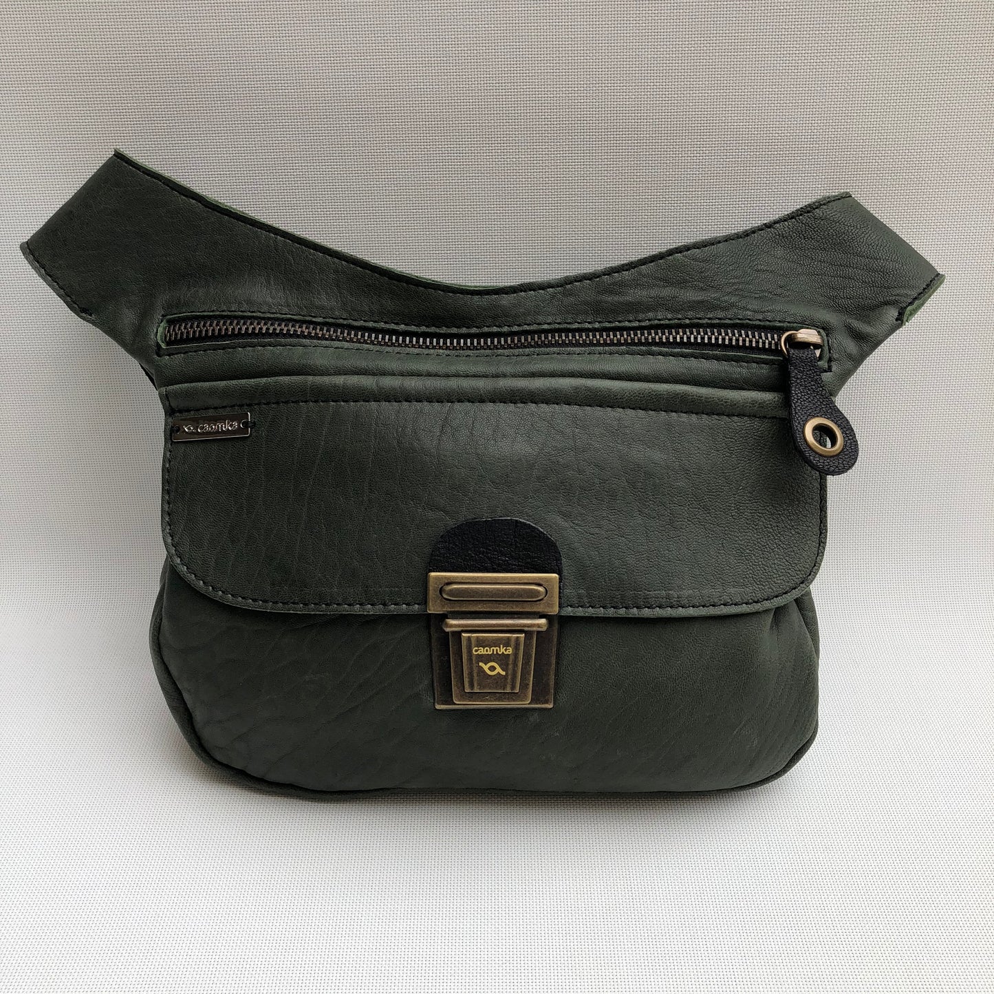 Special Green BioCuir® natural leather Unique Piece No. 10700