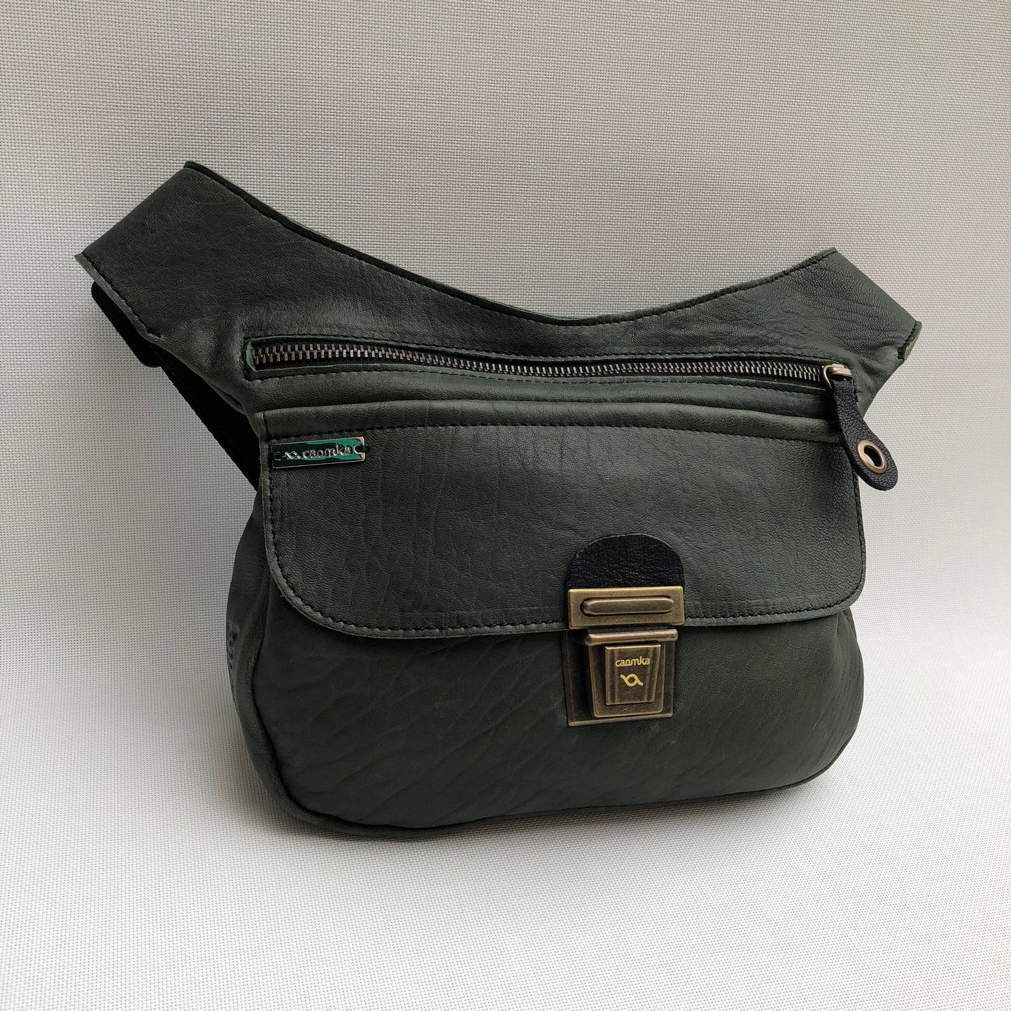 Special Green BioCuir® natural leather Unique Piece No. 10700