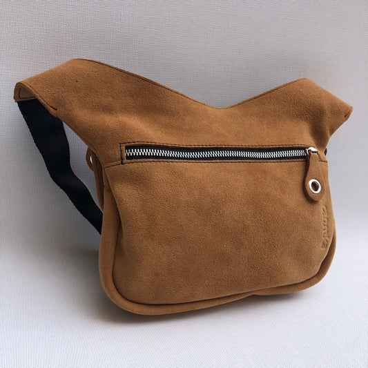 Special Suede "Twisted Skin" Brown Natural BioCuir® Skin Unique Piece No. 10596