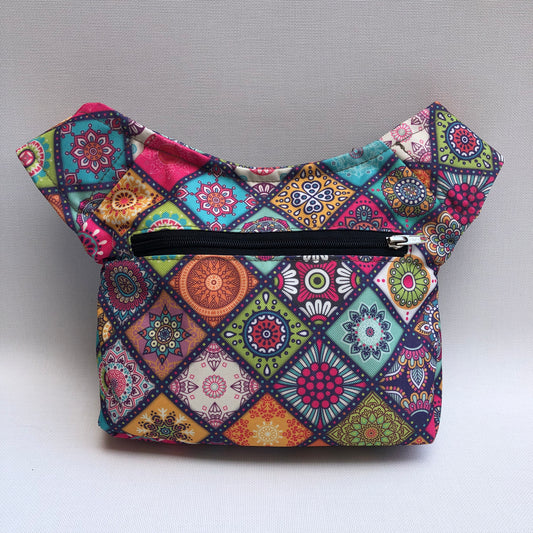 Special Square Mandalas · Waterproof + Back pocket · Unique Piece No. 10452