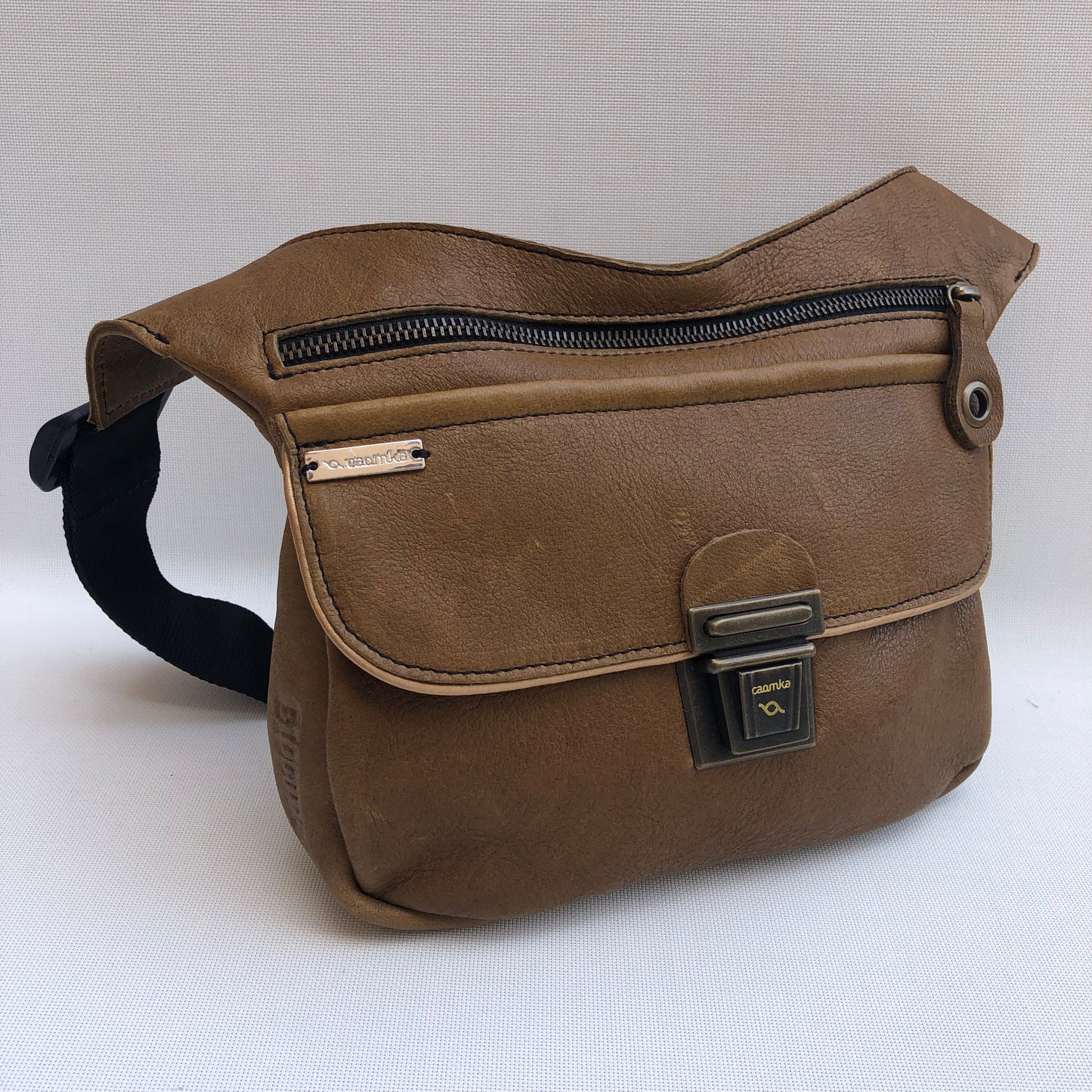 Special Top Brown BioCuir® natural leather Exclusive Piece No. 10367