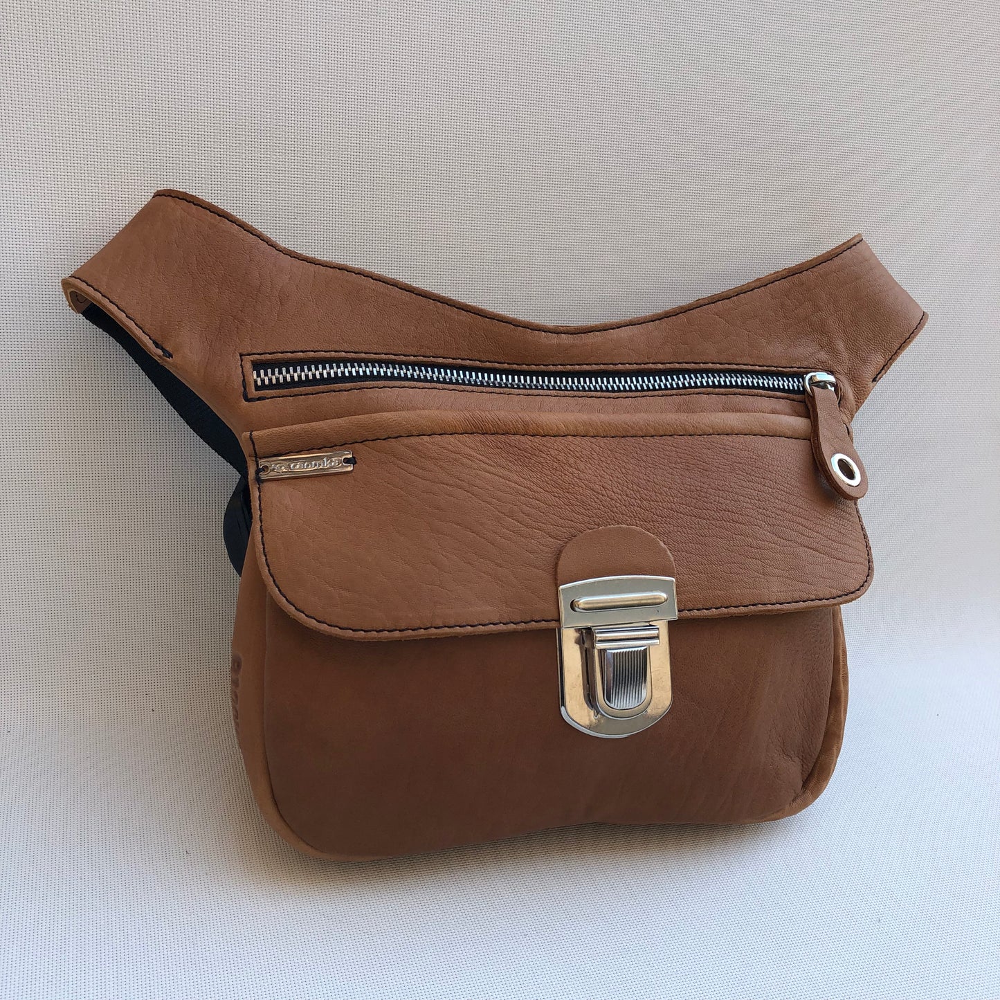 Classic Brown &amp; Silver Natural BioCuir® Leather Exclusive Part No. 10675