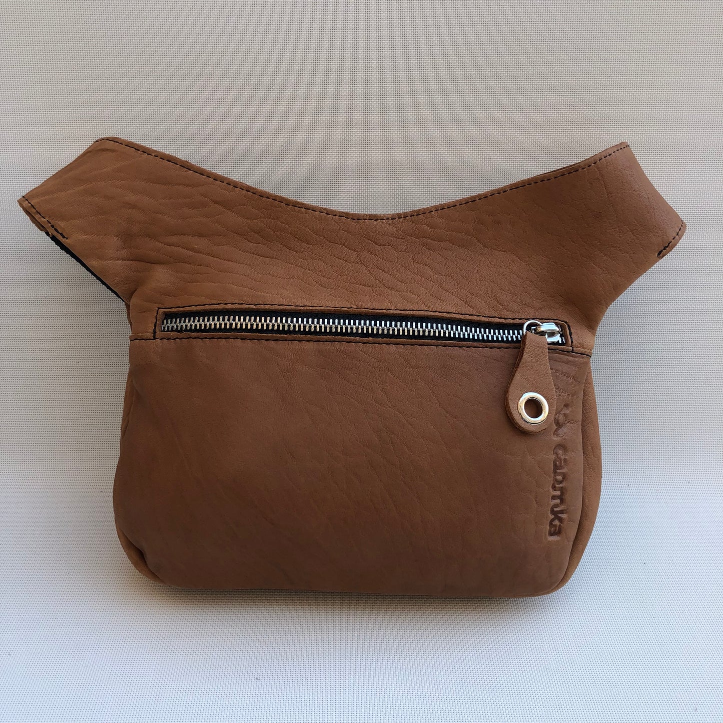 Classic Brown &amp; Silver Natural BioCuir® Leather Exclusive Part No. 10675