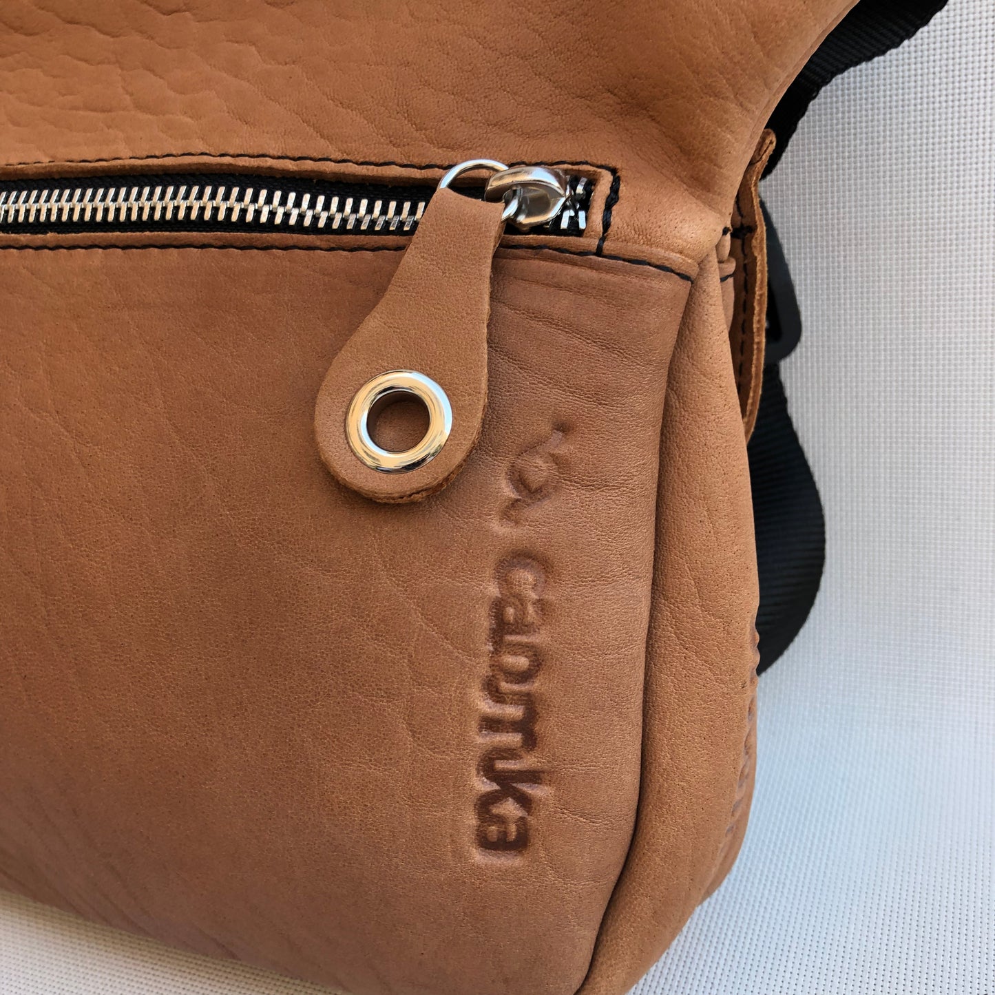 Classic Brown &amp; Silver Natural BioCuir® Leather Exclusive Part No. 10675