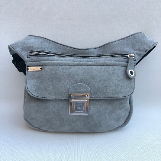 Special Suede "Twisted Skin" Gray · BioCuir® natural leather · Exclusive Piece No. 10382