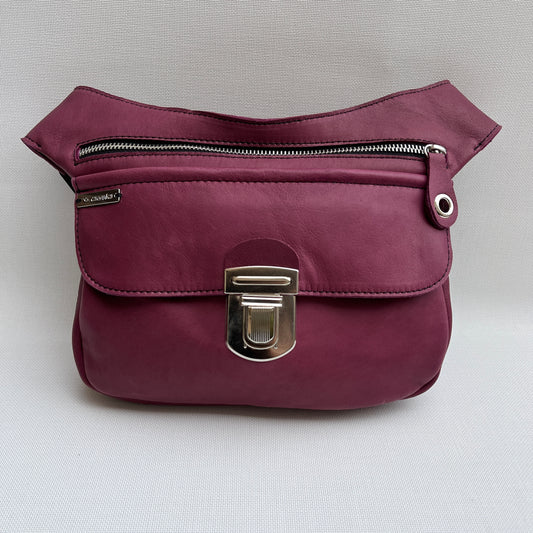 Special Purple &amp; Silver Natural BioCuir® Leather Exclusive Part No. 10538