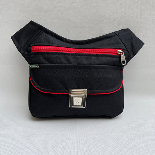 Premium Black "Cordura" + Back pocket Unique Piece No. 10651
