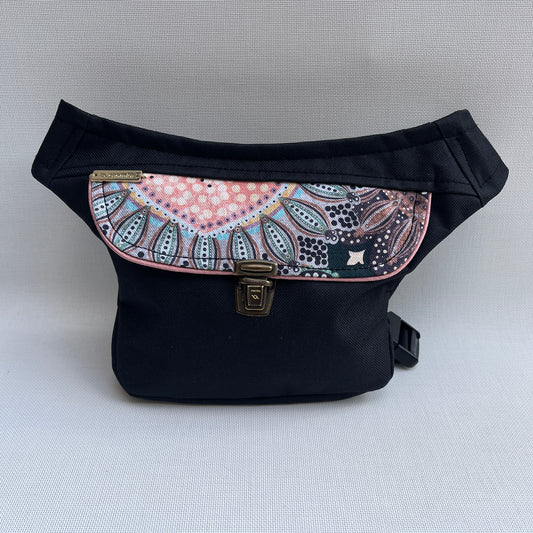Mini Black &amp; Sweet Mandalas "Cordura" Unique Piece No. 10796