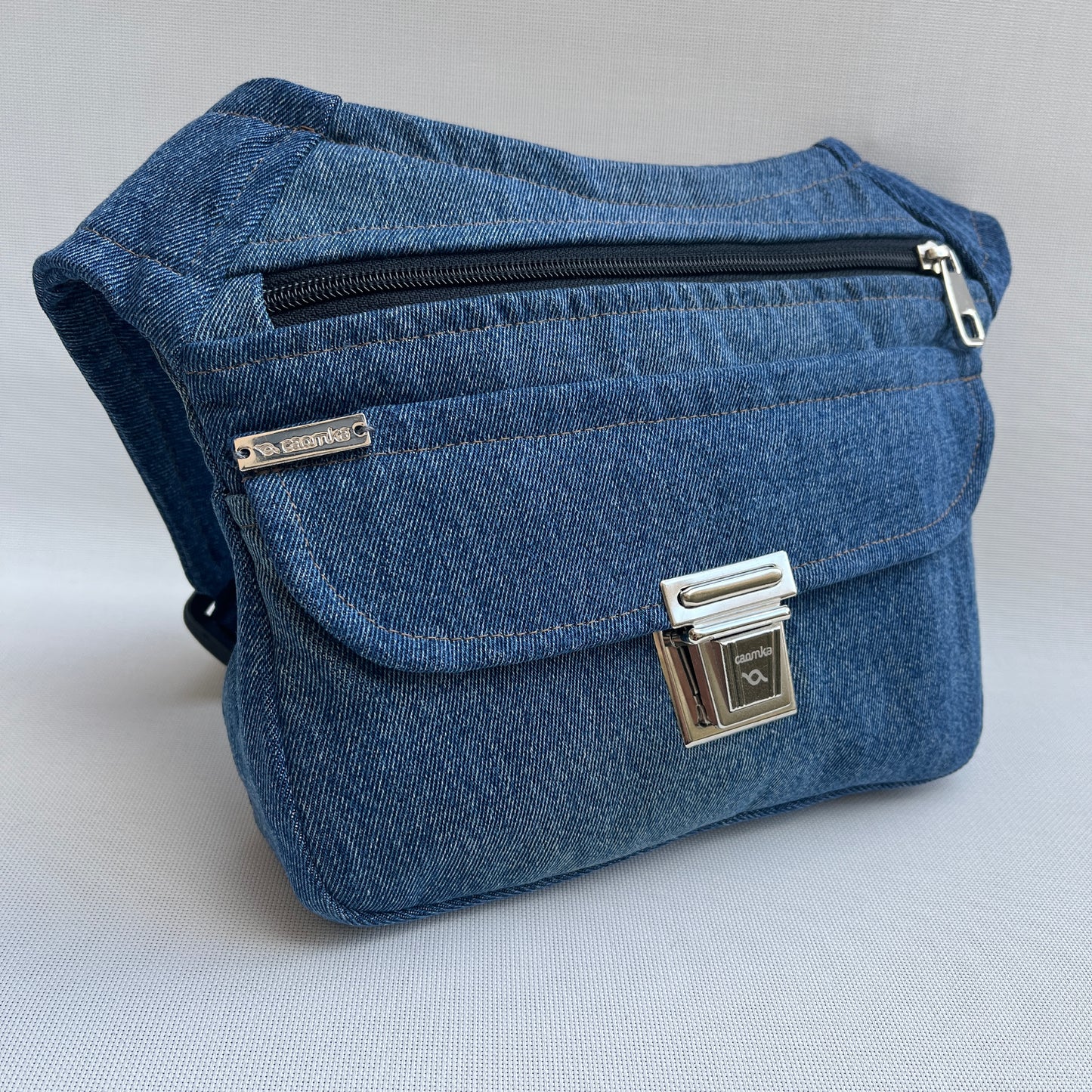 ♻️ Jeans Recycled ♻️ Einzelstück Nr. 10679