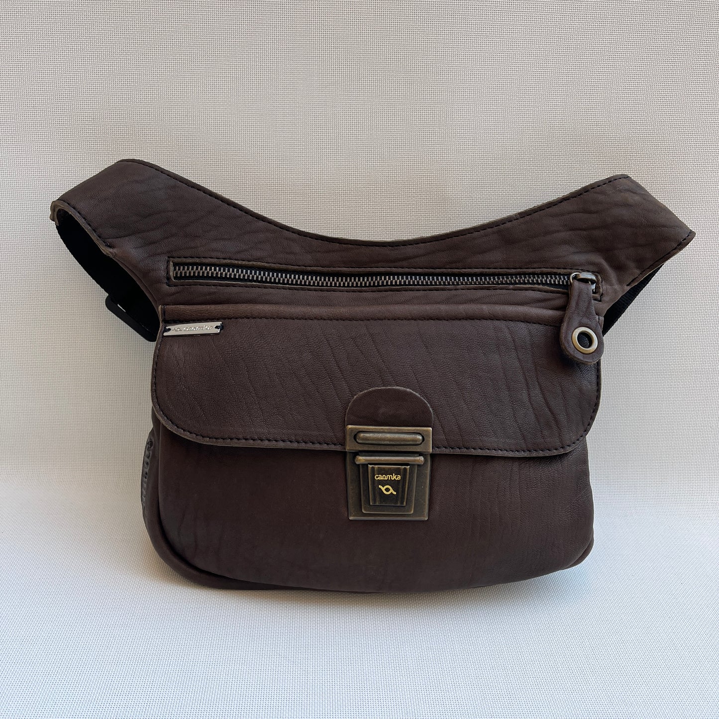 Classic Chocolate Brown Natural BioCuir® Leather Exclusive Piece No. 10859