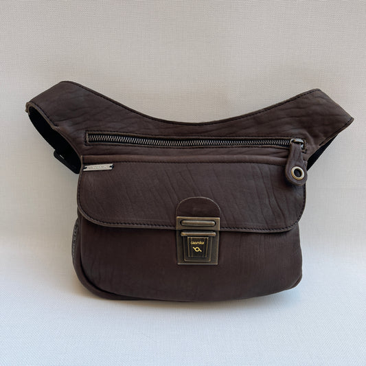 Classic Chocolate Brown Natural BioCuir® Leather Exclusive Piece No. 10859