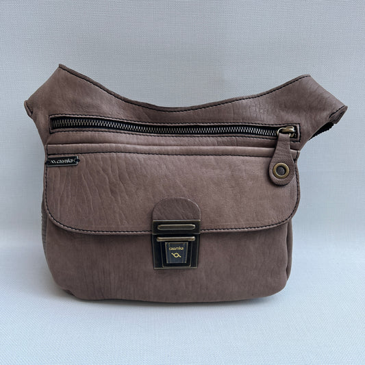 Special Taupe BioCuir® natural leather Unique Piece No. 10924