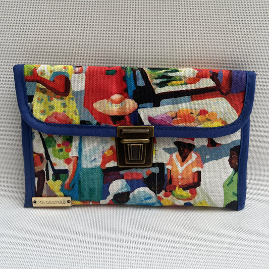 CAOMKA Flat Coin Purse Unique Piece No. 10728