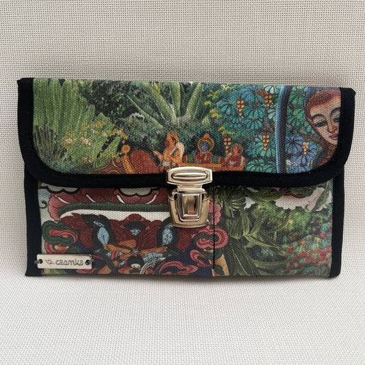 CAOMKA Flat Coin Purse Unique Piece No. 10723