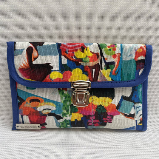 CAOMKA Flat Coin Purse Unique Piece No. 10721