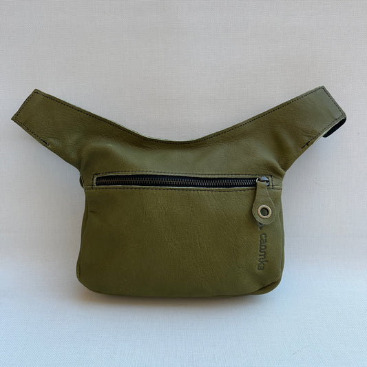 (-40%) Special Verde Pistacho & Old Gold · Piel natural BioCuir® · Pieza Exclusiva Núm. 13205