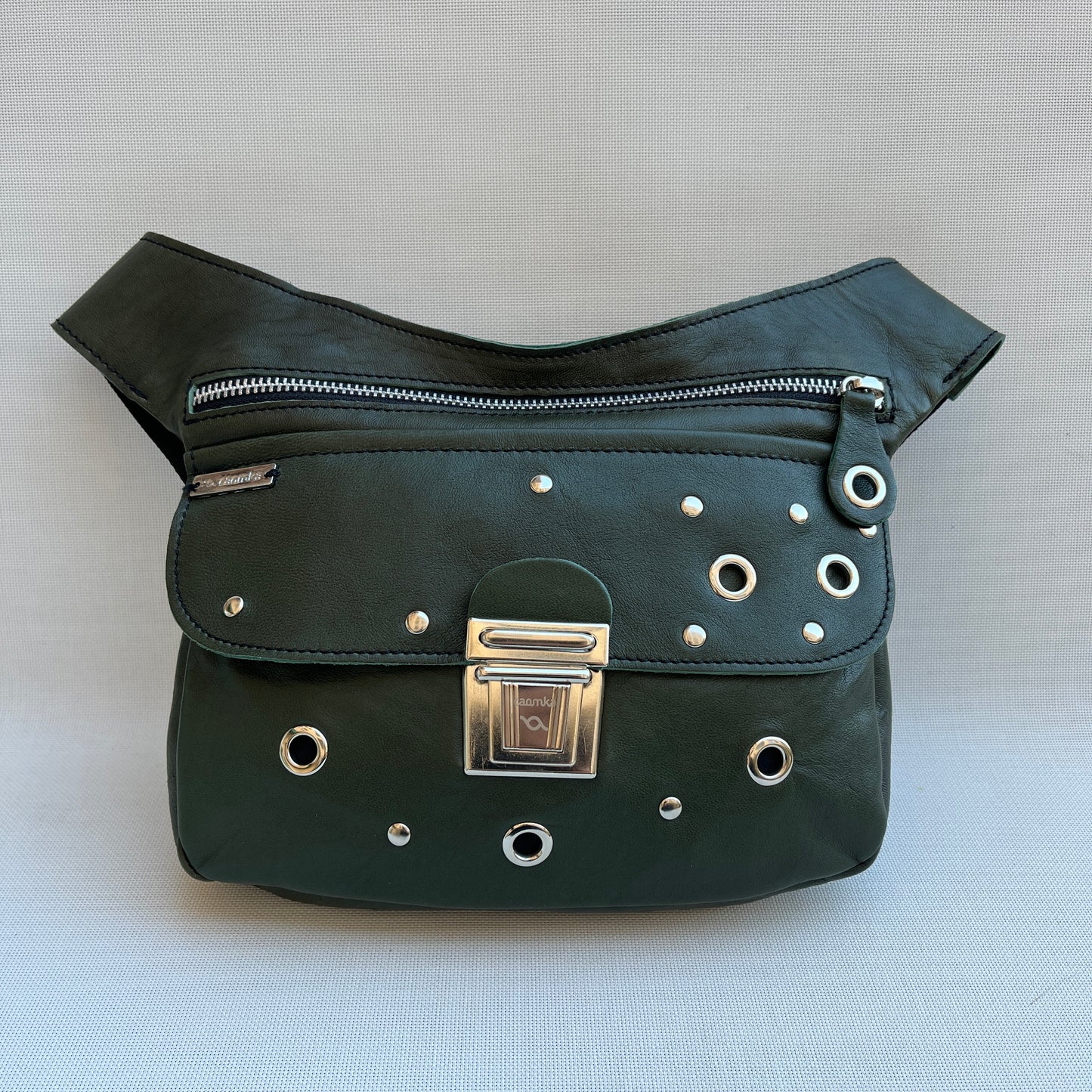 Premium Green & Silver · Piel natural BioCuir® · Pieza Única Núm. 12884