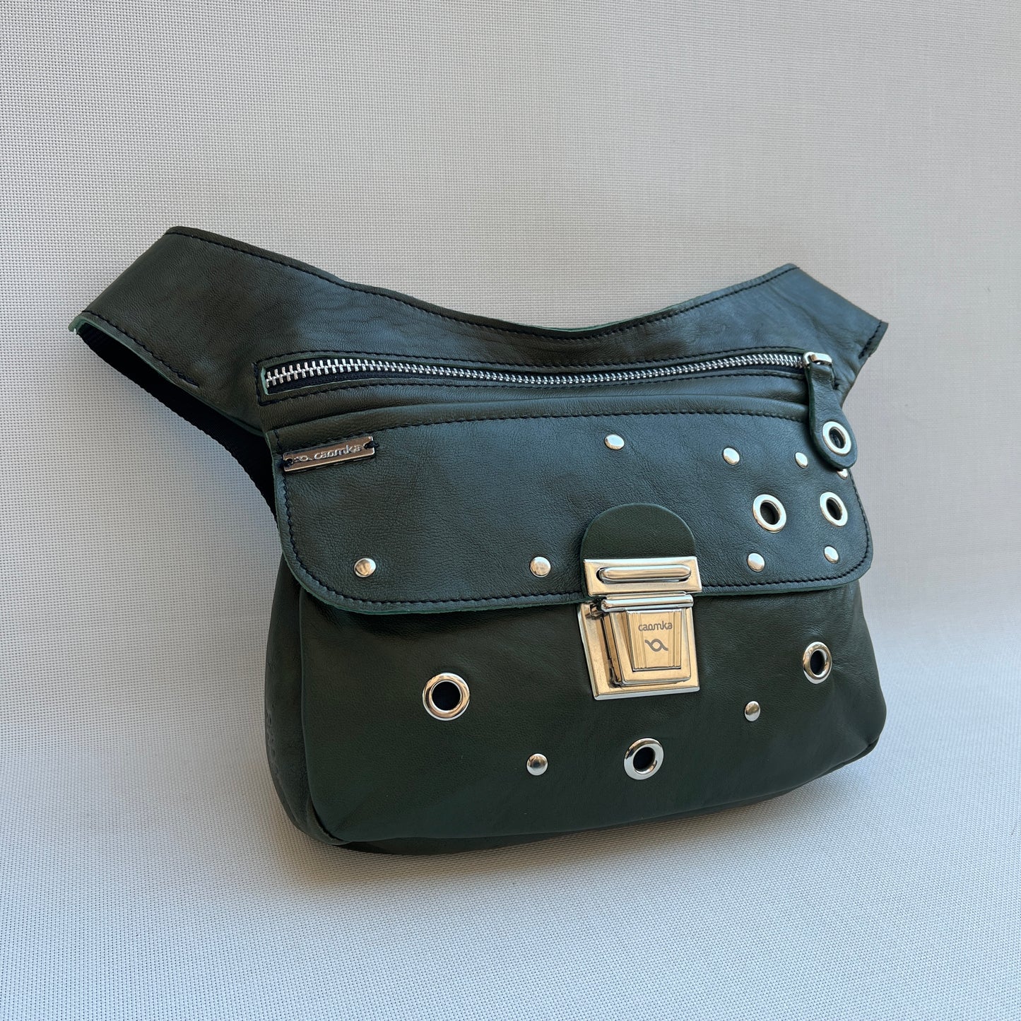 Premium Green & Silver · Piel natural BioCuir® · Pieza Única Núm. 12884