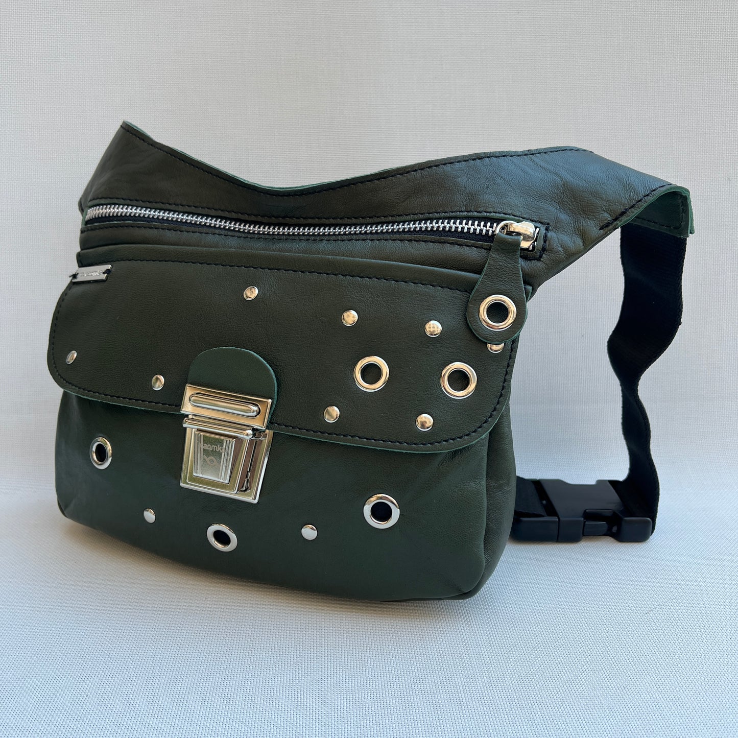 Premium Green & Silver · Piel natural BioCuir® · Pieza Única Núm. 12884