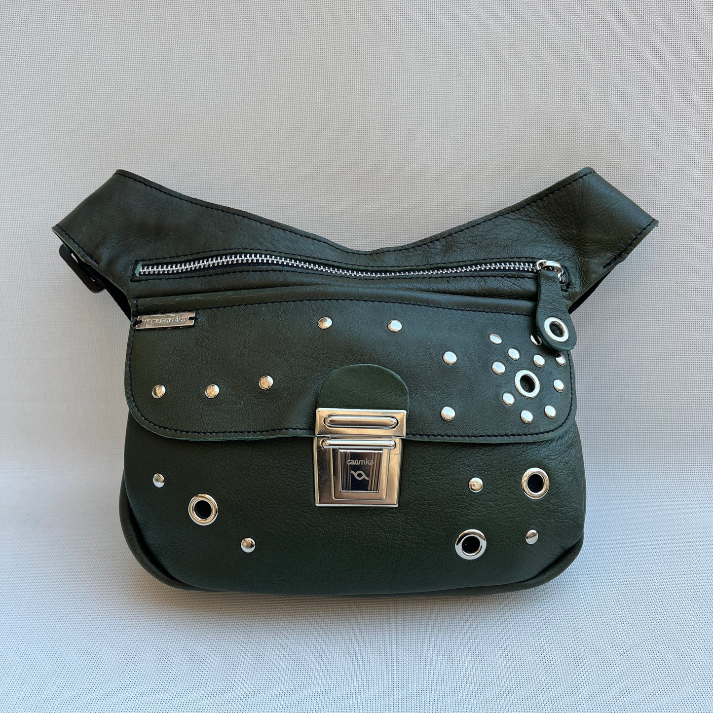 Premium Green & Silver · Piel natural BioCuir® · Pieza Única Núm. 13656