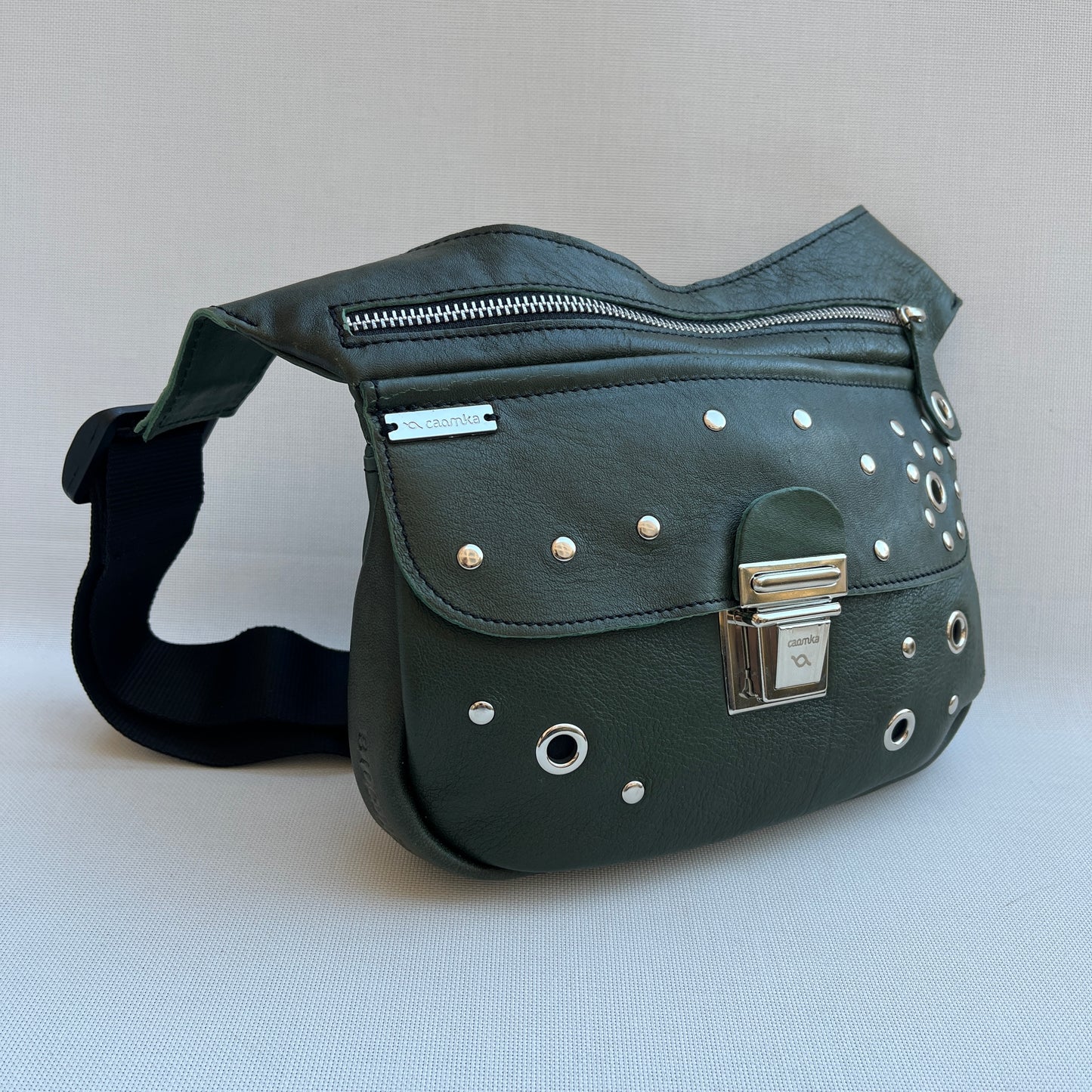 Premium Green & Silver · Piel natural BioCuir® · Pieza Única Núm. 13656