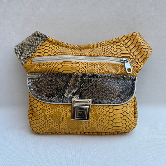 Special Yellow Animal Print · Piel Vegana · Pieza Única Núm. 12087