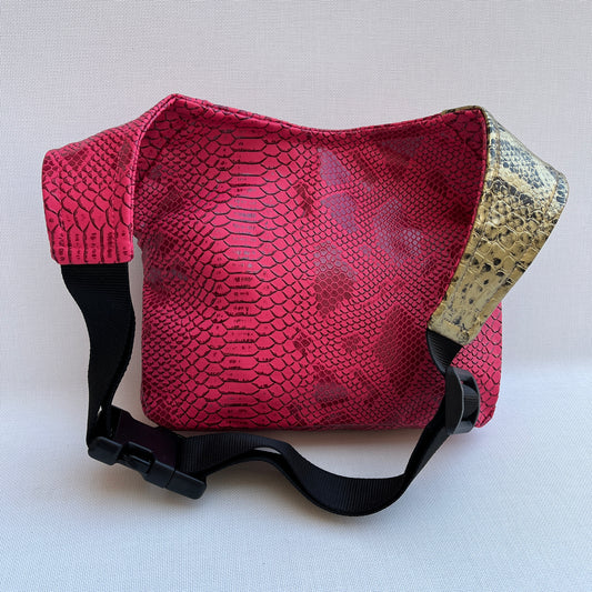 Special Fucsia Animal Print · Piel Vegana · Pieza Única Núm. 12091