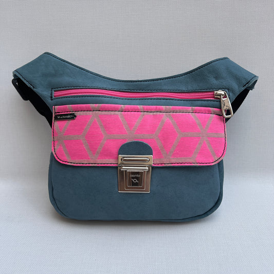 Special Blue Jeans & Pink · Piel natural BioCuir® · Pieza Exclusiva Núm. 12108