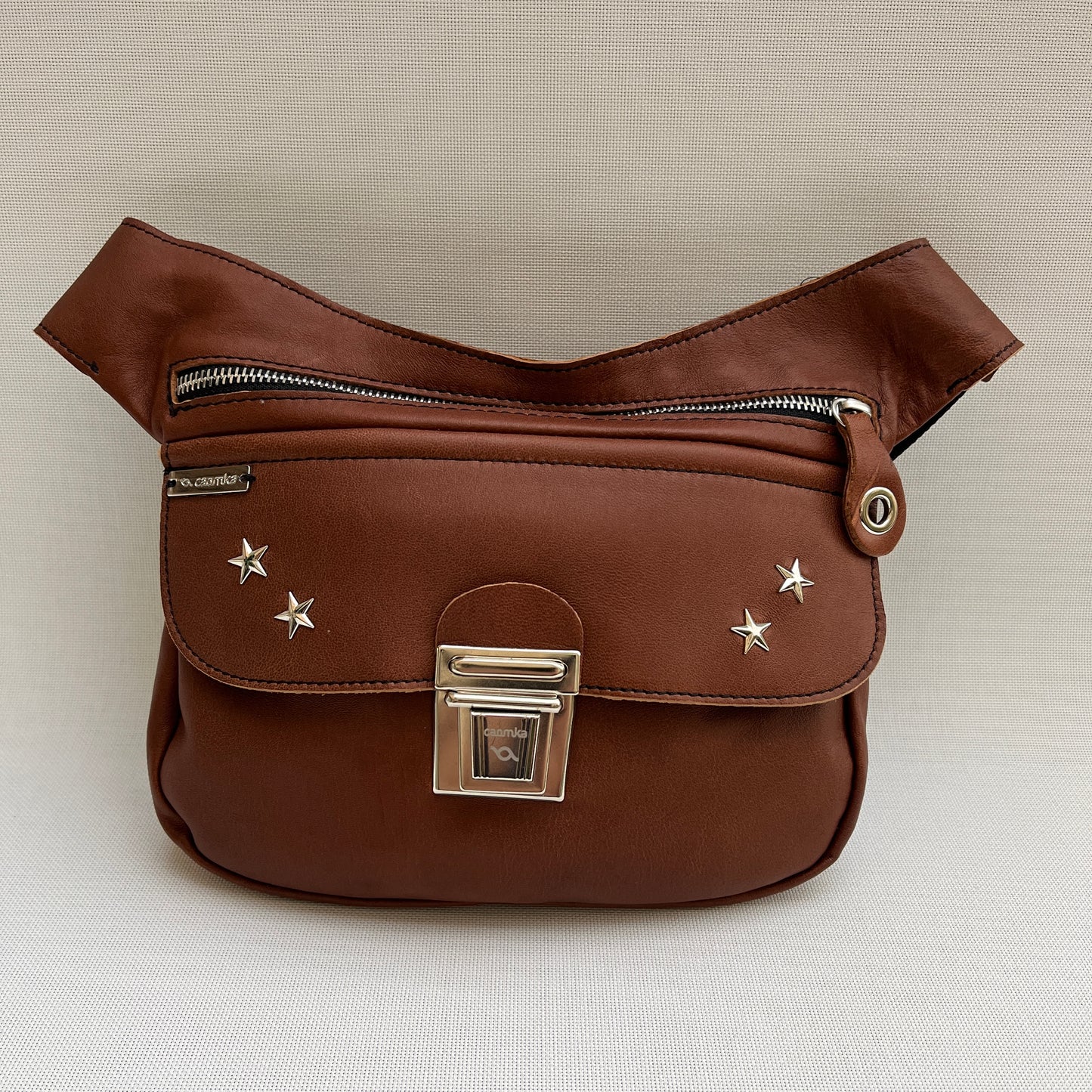 Premium Brown Stars Natural BioCuir® Leather Exclusive Part No. 11259