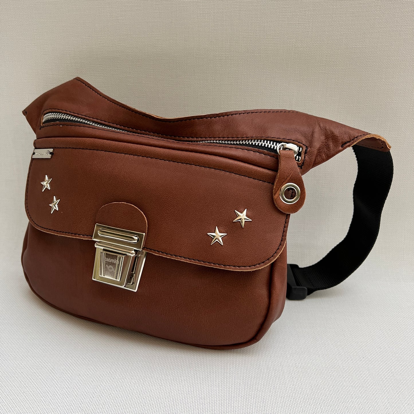 Premium Brown Stars Natural BioCuir® Leather Exclusive Part No. 11259