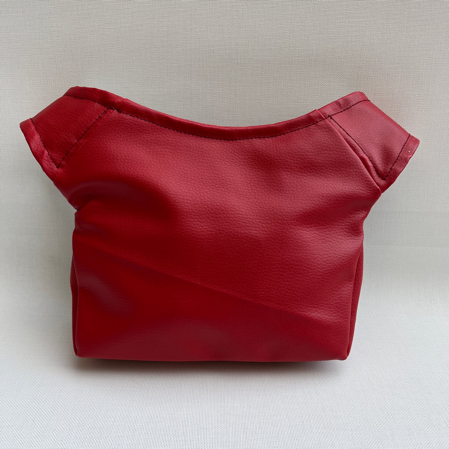 Special Red &amp; Silver Punk Vegan Leather Unique Piece No. 11327