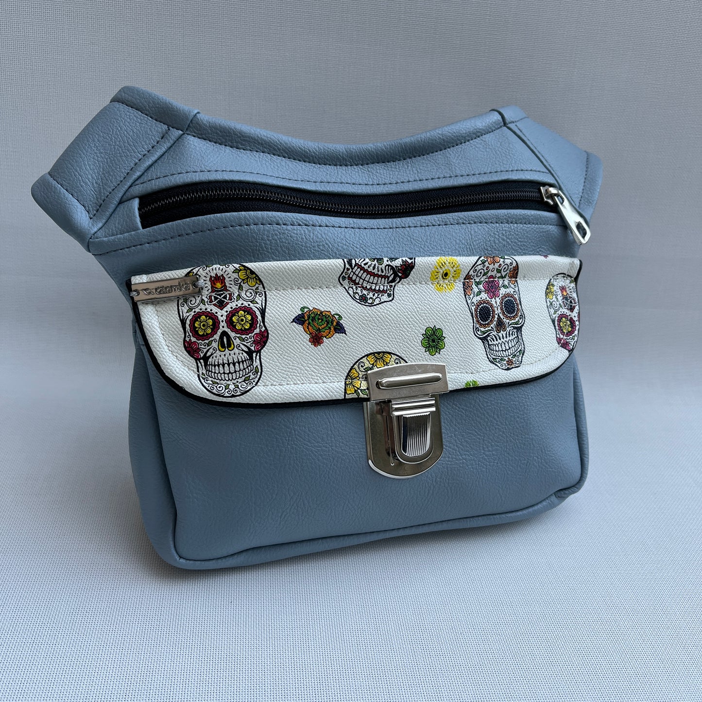 Special Mexican Skulls Vegan Leather Unique Piece No. 11328