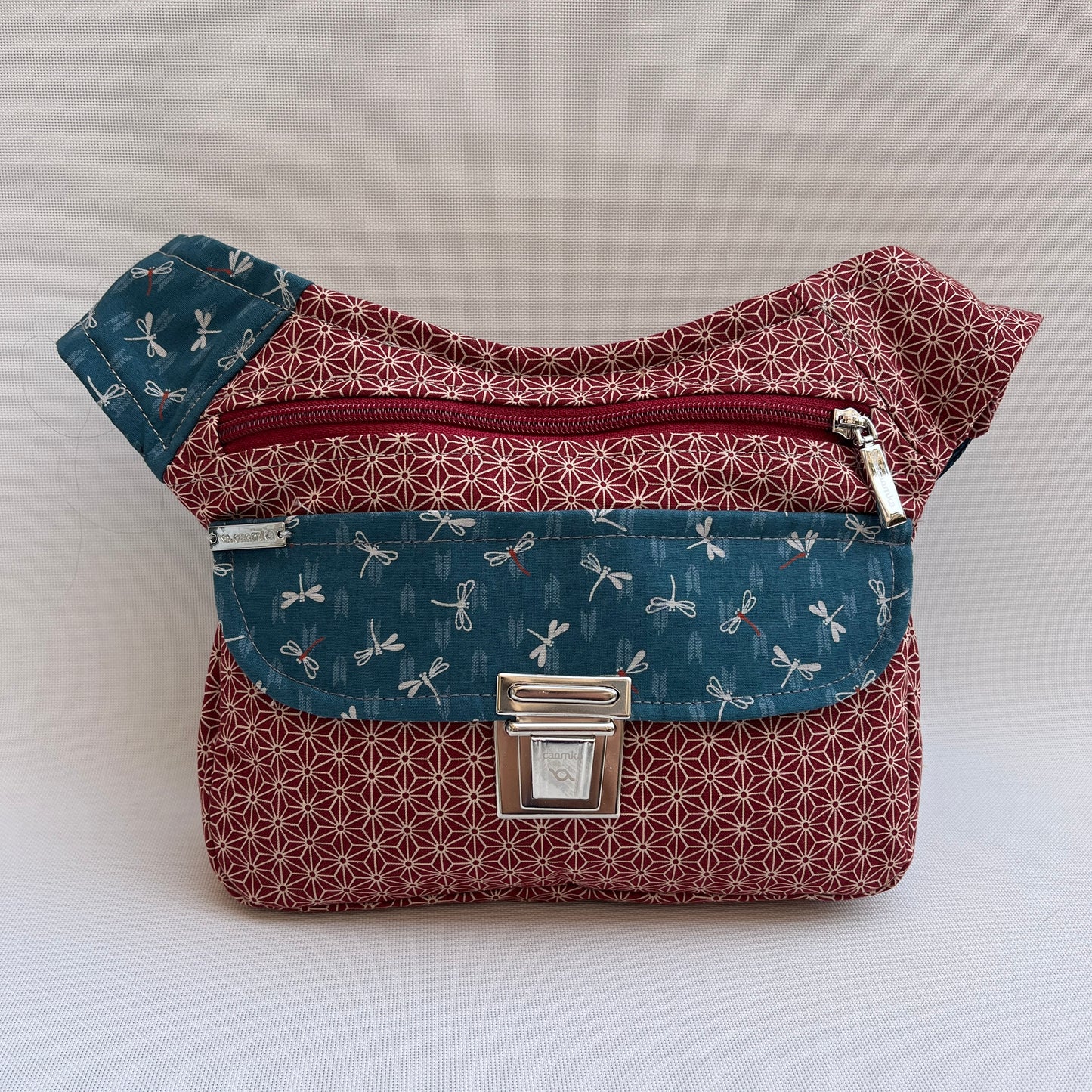 Spezielles Geometric &amp; Dragon Fly + Gesäßtasche Unikat Nr. 12994