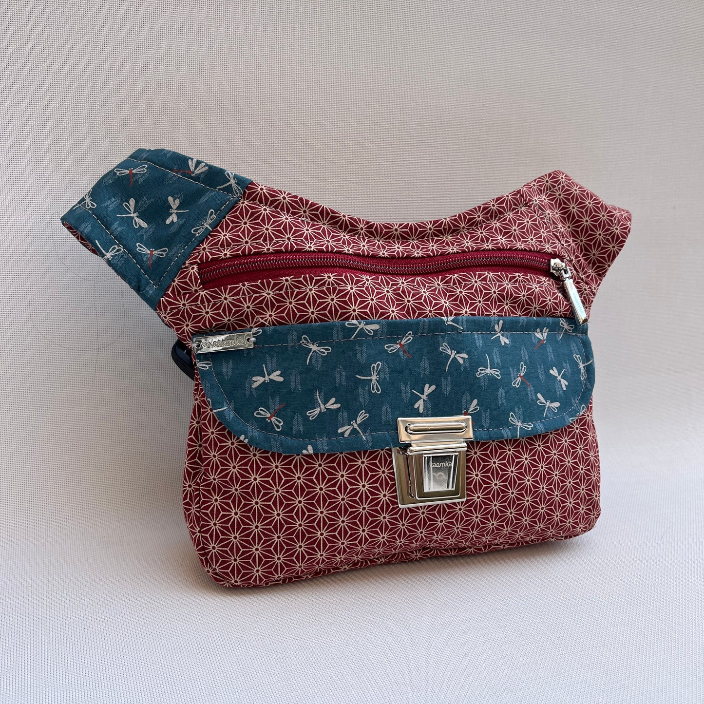 Spezielles Geometric &amp; Dragon Fly + Gesäßtasche Unikat Nr. 12994