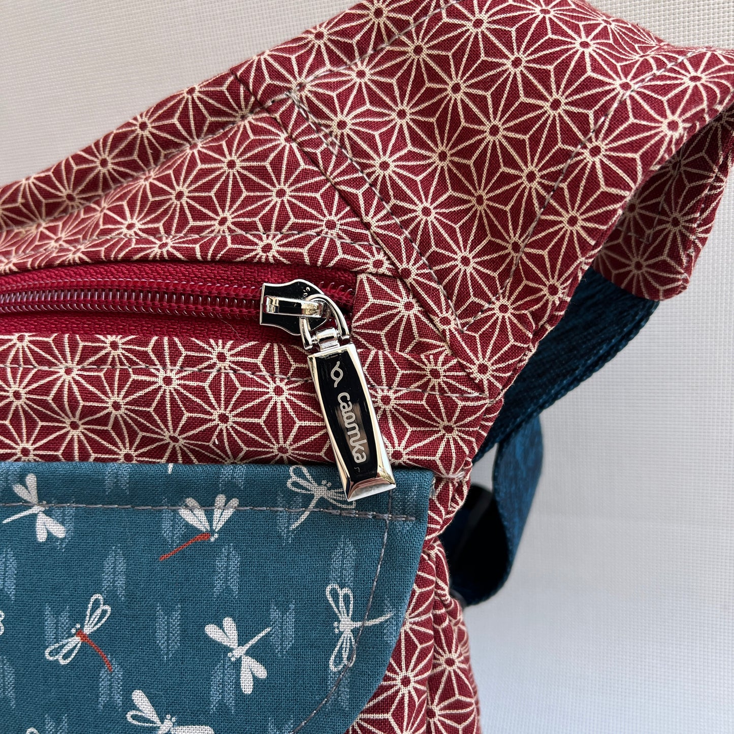 Spezielles Geometric &amp; Dragon Fly + Gesäßtasche Unikat Nr. 12994
