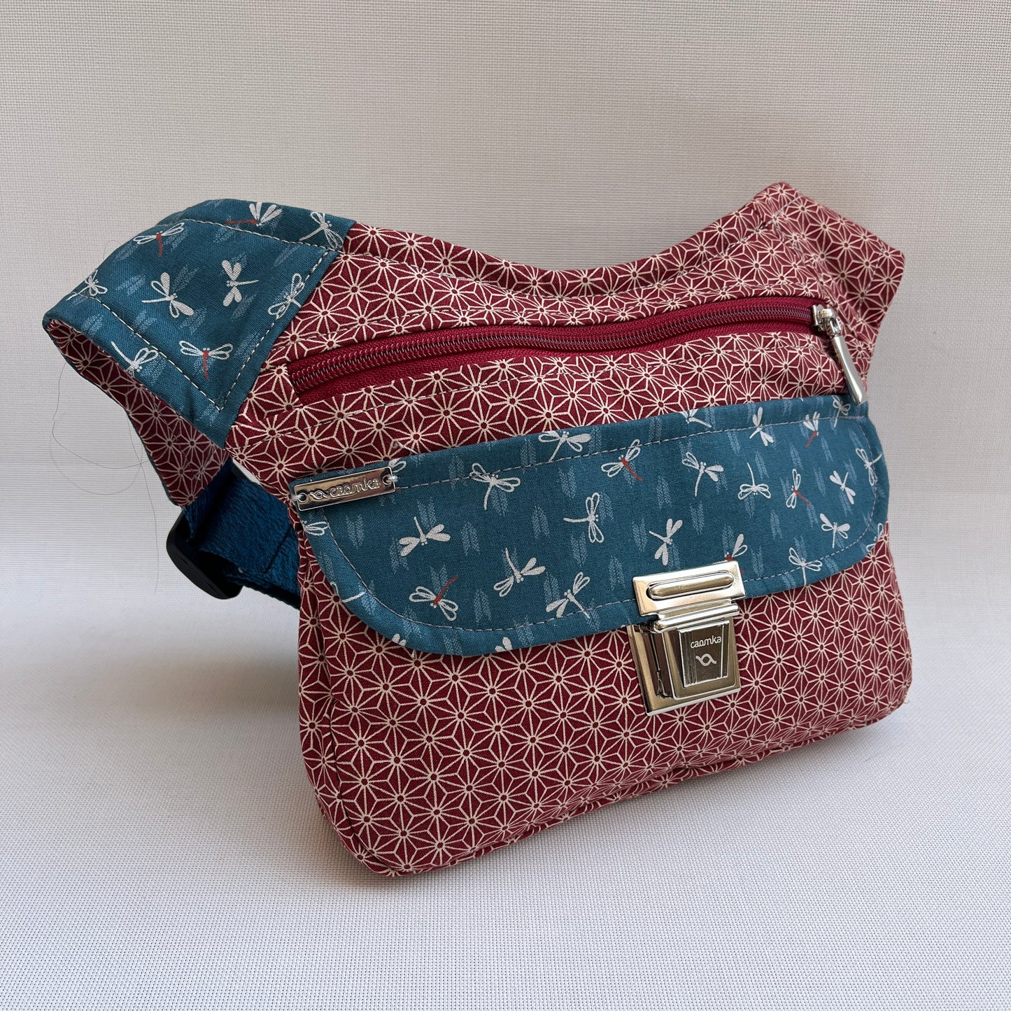 Spezielles Geometric &amp; Dragon Fly + Gesäßtasche Unikat Nr. 12994