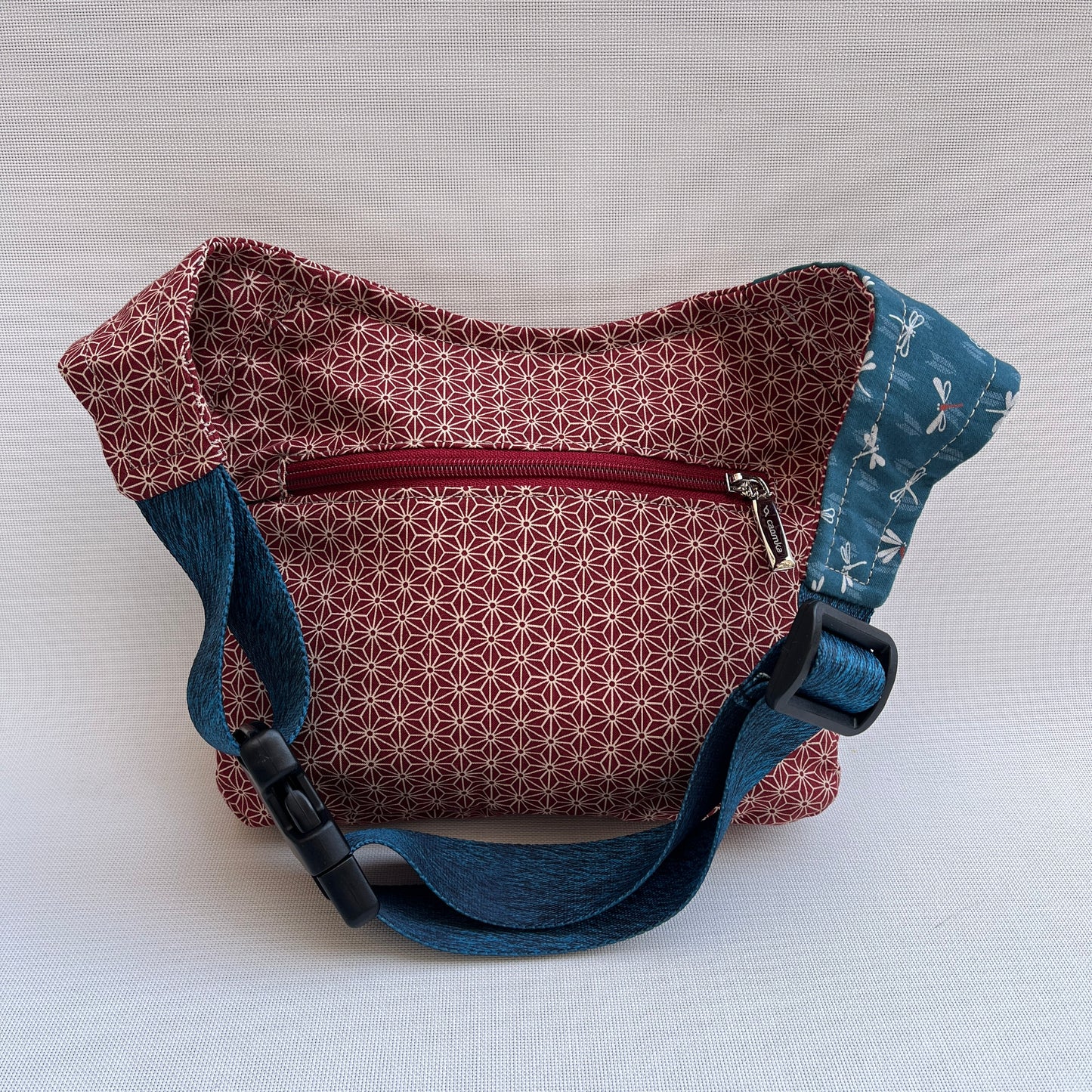 Spezielles Geometric &amp; Dragon Fly + Gesäßtasche Unikat Nr. 12994