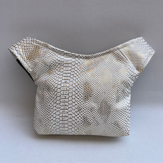 Special Japanese Flowers Vegan Leatherette Unique Piece No. 12983