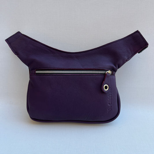 Classic Dark Purple Natural BioCuir® Leather Exclusive Part No. 12164