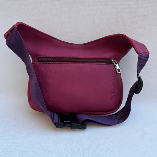 Special Bordeaux &amp; Panot Natural leather BioCuir® Exclusive Piece No. 12163