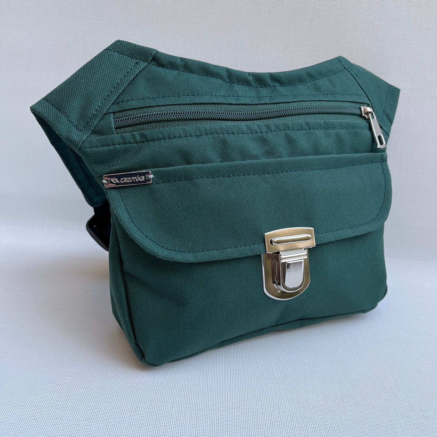 Classic Green Bottle "Cordura" Waterproof + Back pocket Exclusive Part No. 11271