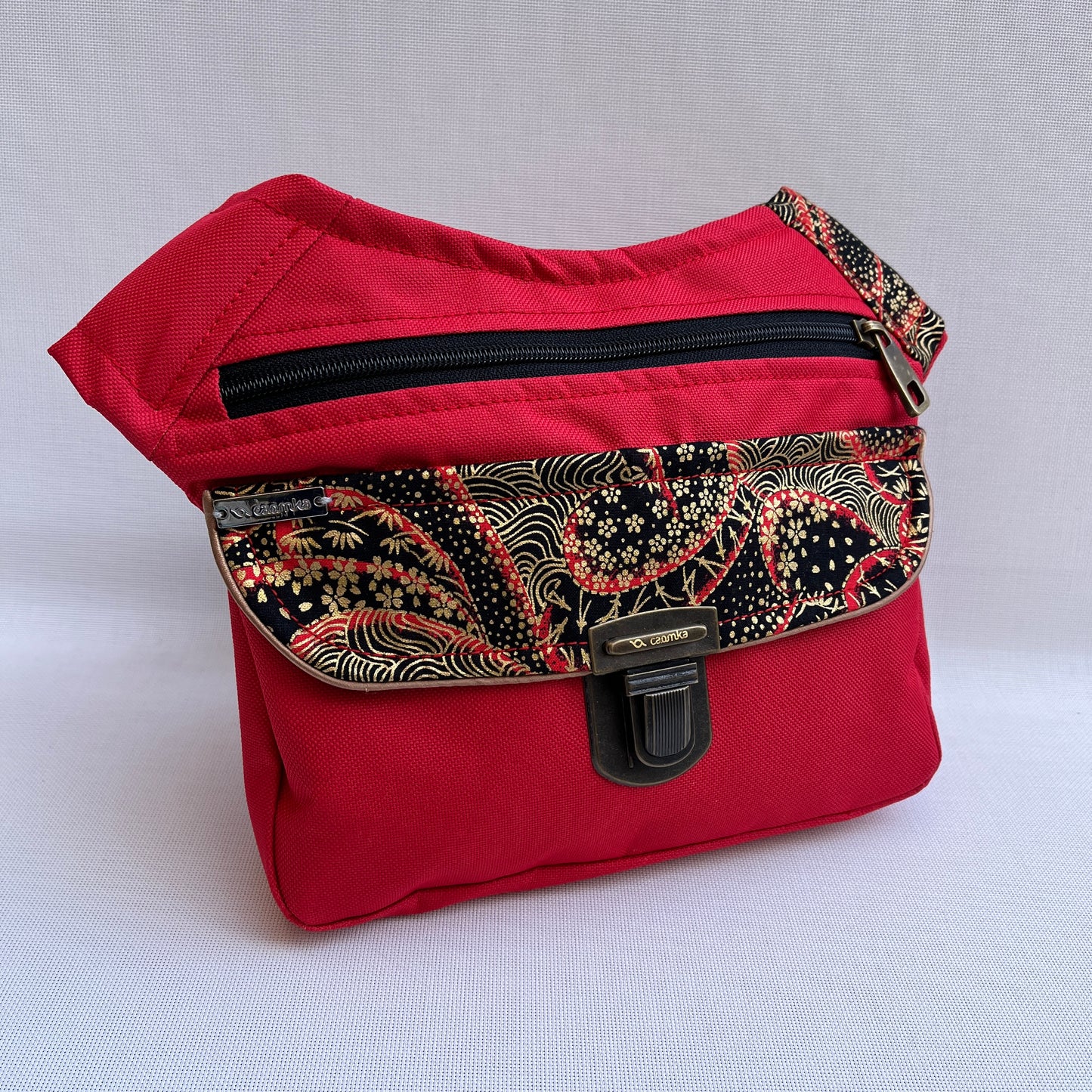 Special Red "Cordura" &amp; Japanese Flowers · Waterproof · Exclusive Part No. 11266