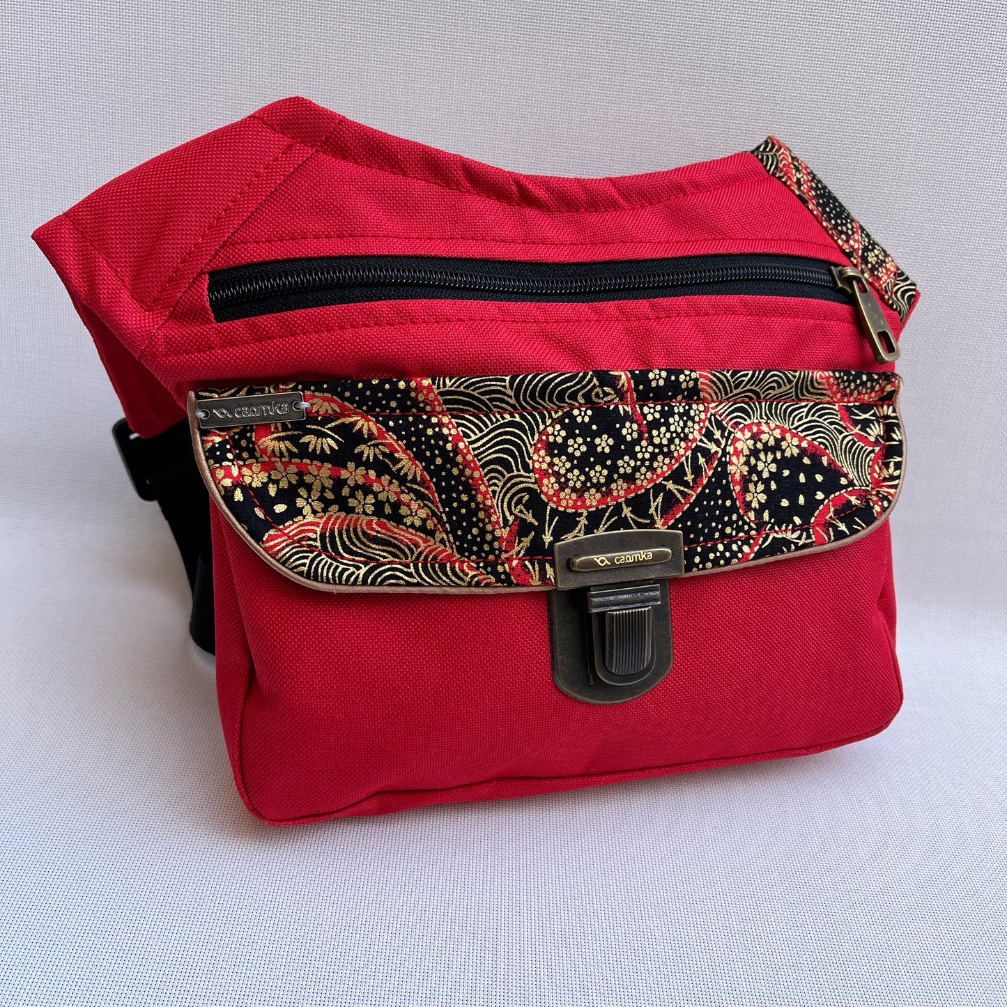 Special Red "Cordura" &amp; Japanese Flowers · Waterproof · Exclusive Part No. 11266