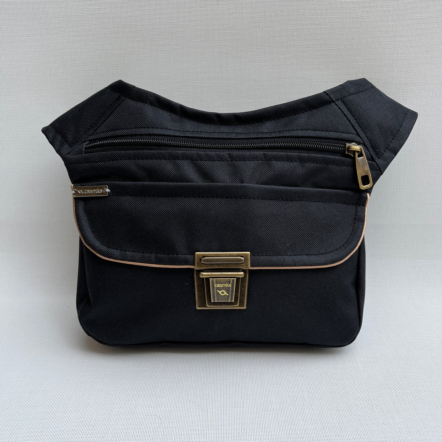 Spezielles schwarzes „Cordura“ &amp; Altgold + Gesäßtasche, exklusive Teilenummer 11614
