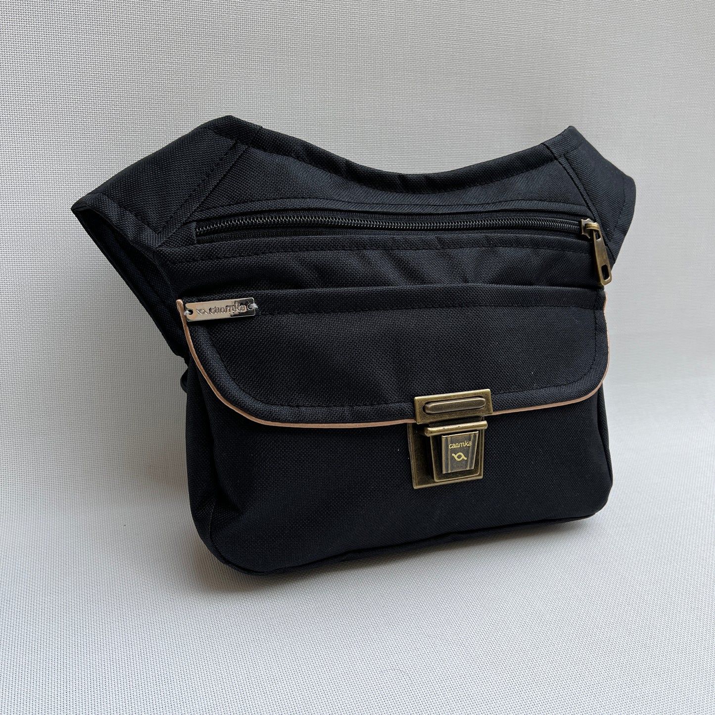 Spezielles schwarzes „Cordura“ &amp; Altgold + Gesäßtasche, exklusive Teilenummer 11614