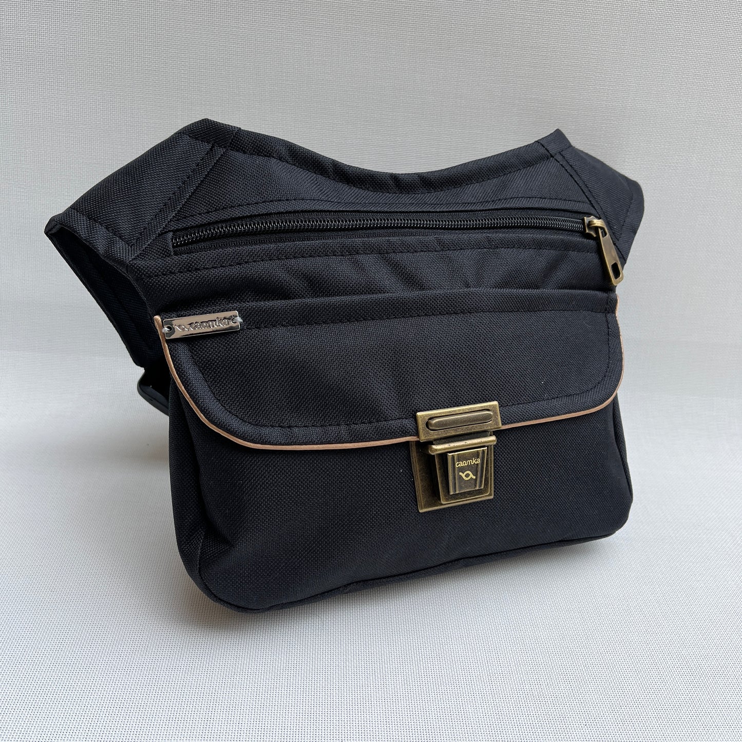 Spezielles schwarzes „Cordura“ &amp; Altgold + Gesäßtasche, exklusive Teilenummer 11614