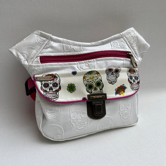 Special Mexican Skulls Vegan Leather Unique Piece No. 11380